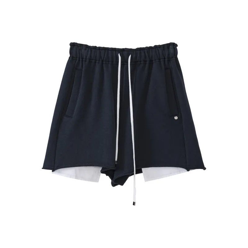 Fstudio Casual Shorts Women's Navy Blue-0