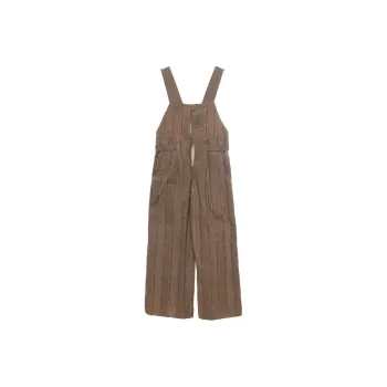 UMA WANG Panda Wide leg Denim Dungarees