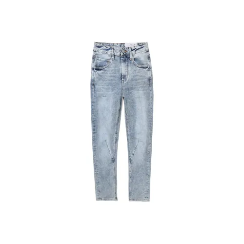 ABLE JEANS Jeans Women's Light Yellow Mud Blue
