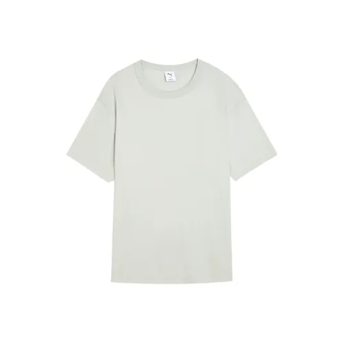 PUMA T Shirts Unisex Light Gray