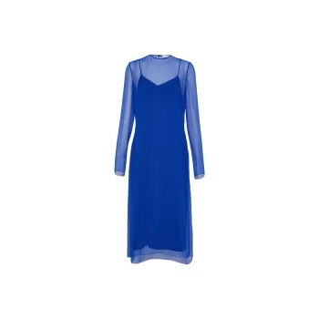 Ferragamo Layered design Silk Dress