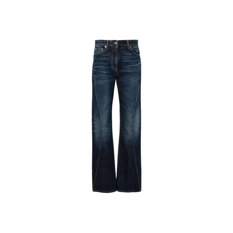 Ferragamo Whiskered Straight leg Jeans-0