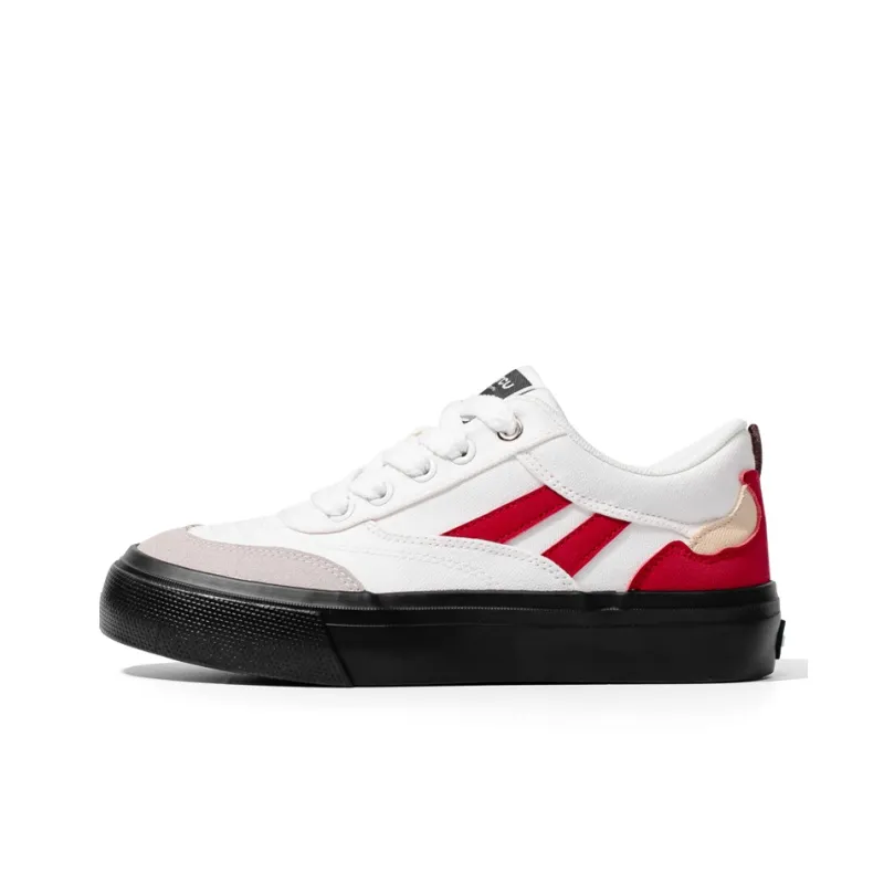 NSTCU Skateboard Shoes Women's White Red-0