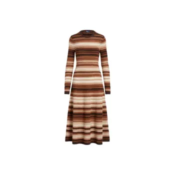 Polo Ralph Lauren FW23 Long Sleeved Dresses Women's Multicolor