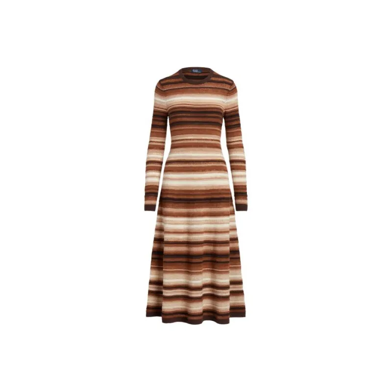 Polo Ralph Lauren FW23 Long Sleeved Dresses Women's Multicolor-0