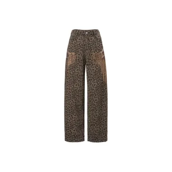 TCH Jeans Women's Leopard Print