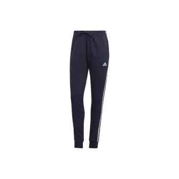 Adidas ESSENTIALS 3-STRIPES Knitted Sports Pants Women's Blue