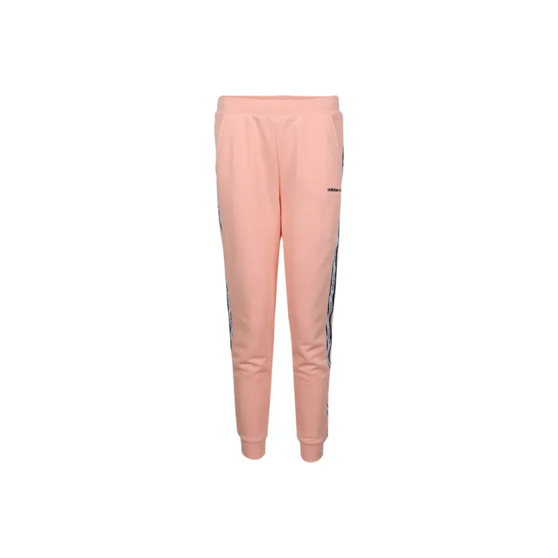 Adidas Neo Knitted Sports Pants Women's Pink-0
