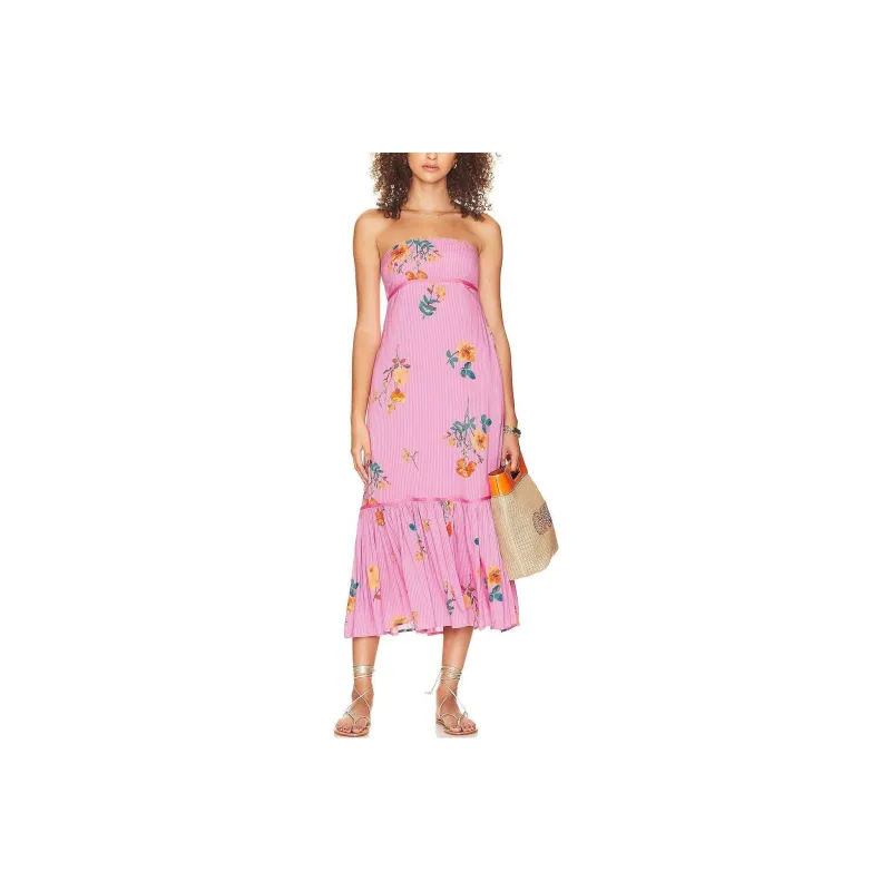 FREE PEOPLE Sleeveless Dress Women's Pink-0