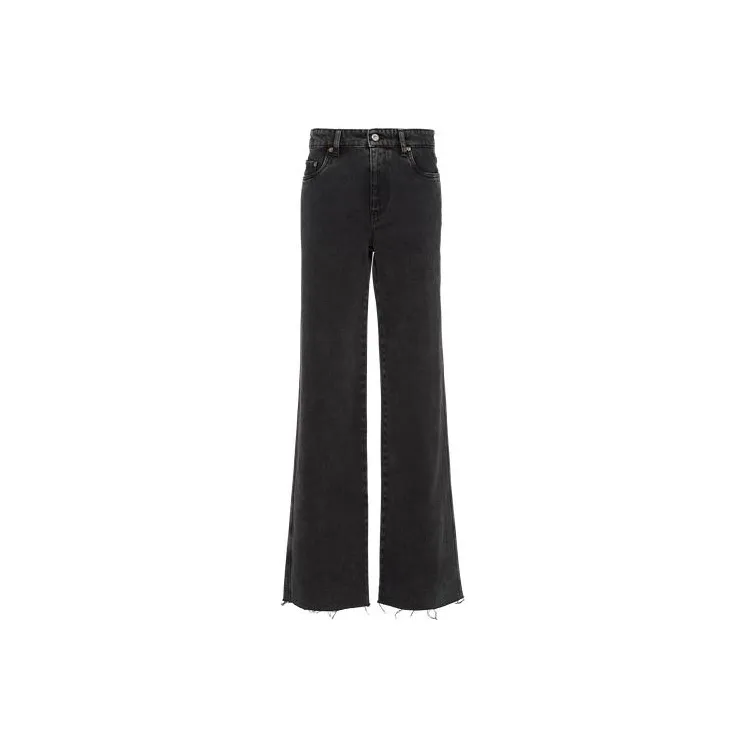 MIU MIU SS23 Jeans Women's Black-0
