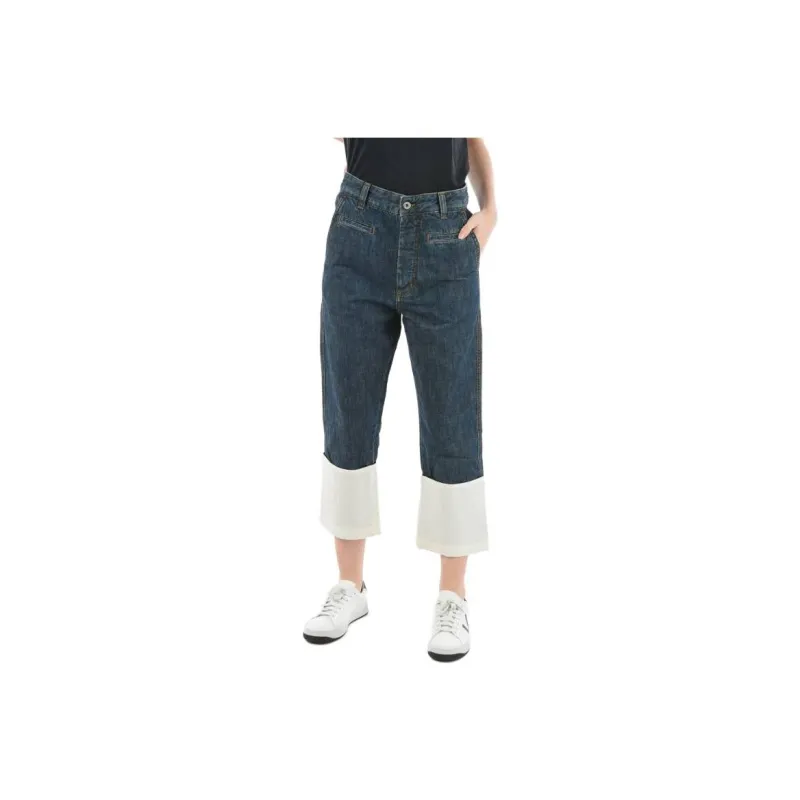 LOEWE Jeans Women's Blue White-0