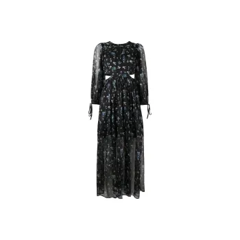 Maje Long Sleeved Dresses Women's Black