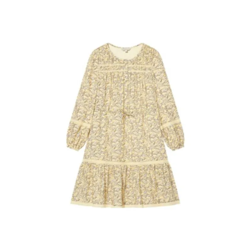 Goodland Long Sleeved Dresses Women's Light Yellow-0