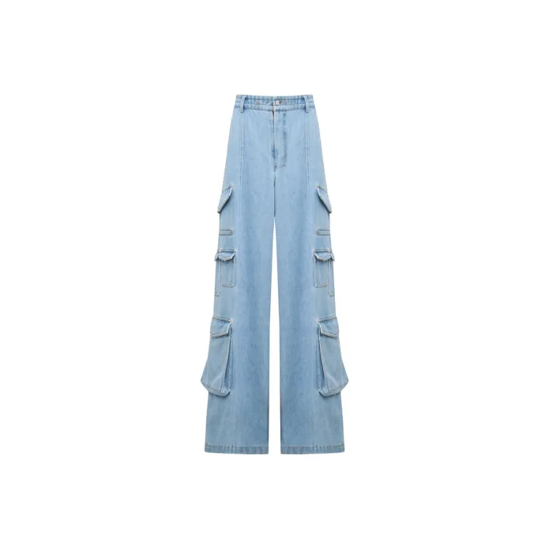 Lost In Echo Jeans Women's Washable Light Blue-0