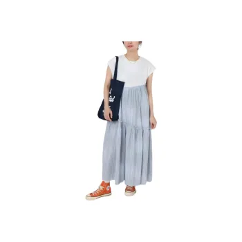 FREAK'S STORE Short Sleeved Dress Women's Sax Blue