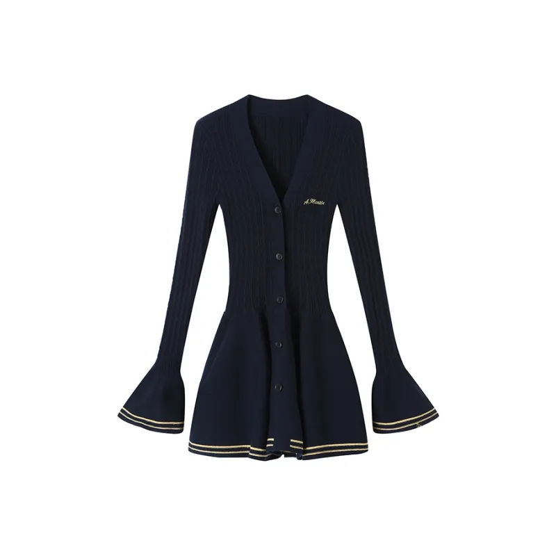ANDREA MARTIN Long Sleeved Dress Women's-0