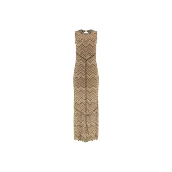 GUESS FW23 Sleeveless Dress Women's Light Brown
