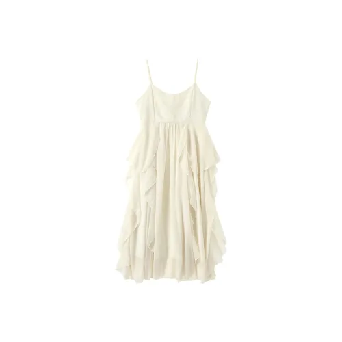 Incolore Slip Dresses Women's Apricot