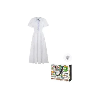 ZVJH Short Sleeved Dress Women's Floral Dress