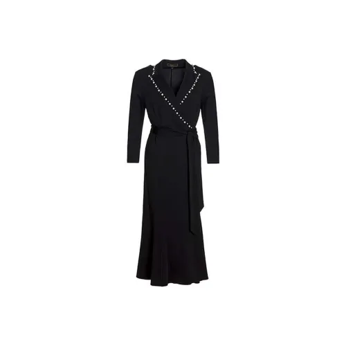 BESIONIA SS22 Long Sleeved Dresses Women's Black