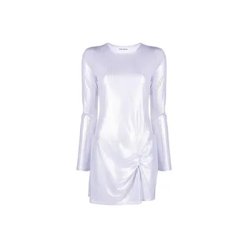 Reformation Long-Sleeved Dresses Women's Silver