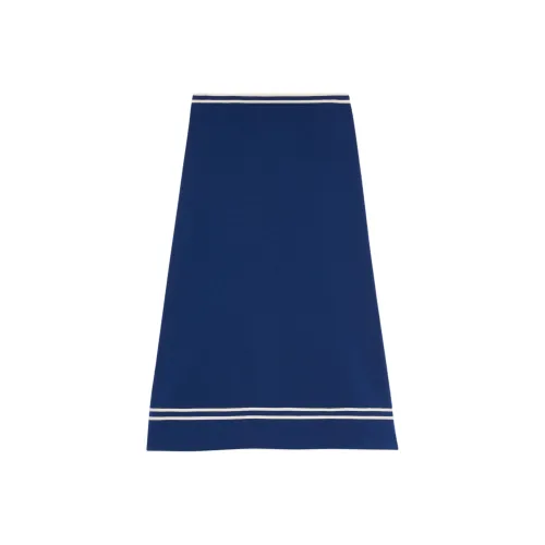 GUCCI Half Length Midi Dress Women's Blue