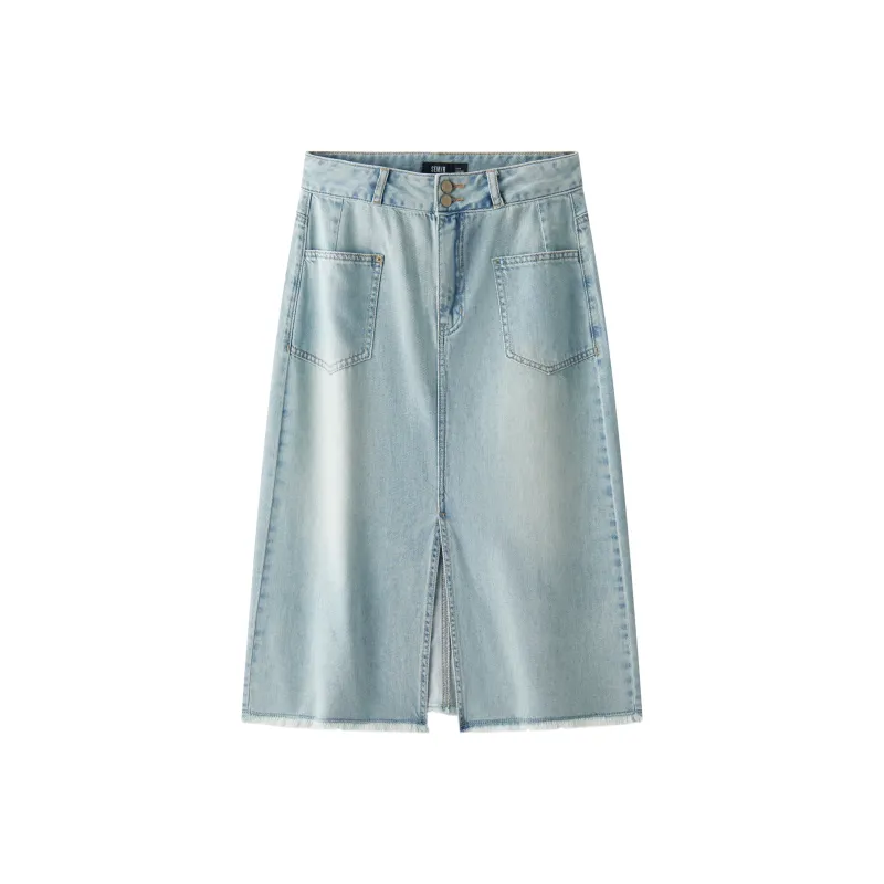 SEM/R Denim Long Skirts Women's-9