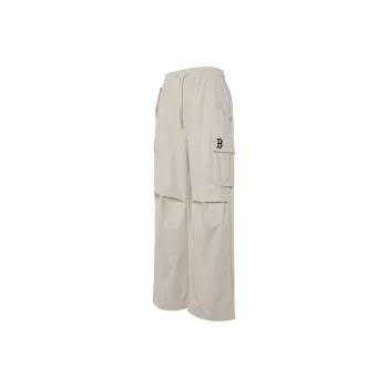 MLB Basic Boston Red Sox Woven Pants Cargo Pants Women's Dark Cream