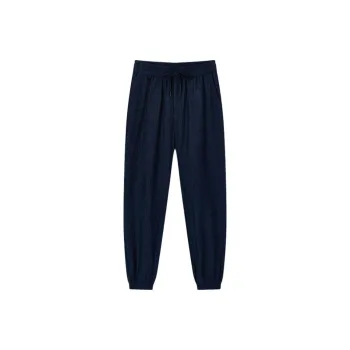 DEGAIA SS25 Casual Pants Men's Navy Blue