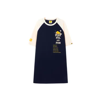 B.Duck Short Sleeved Dresses Women's Navy Blue