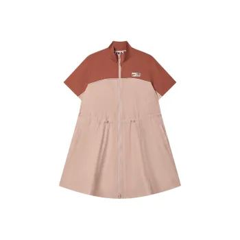 FILA x MAISON KITSUNE ORIGINALE Short Sleeved Dresses Women's Fine Russet Red