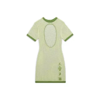 JORDAN X Union X Bephies Beauty Supply Women's Dress Lime Ice/Chlorophyll