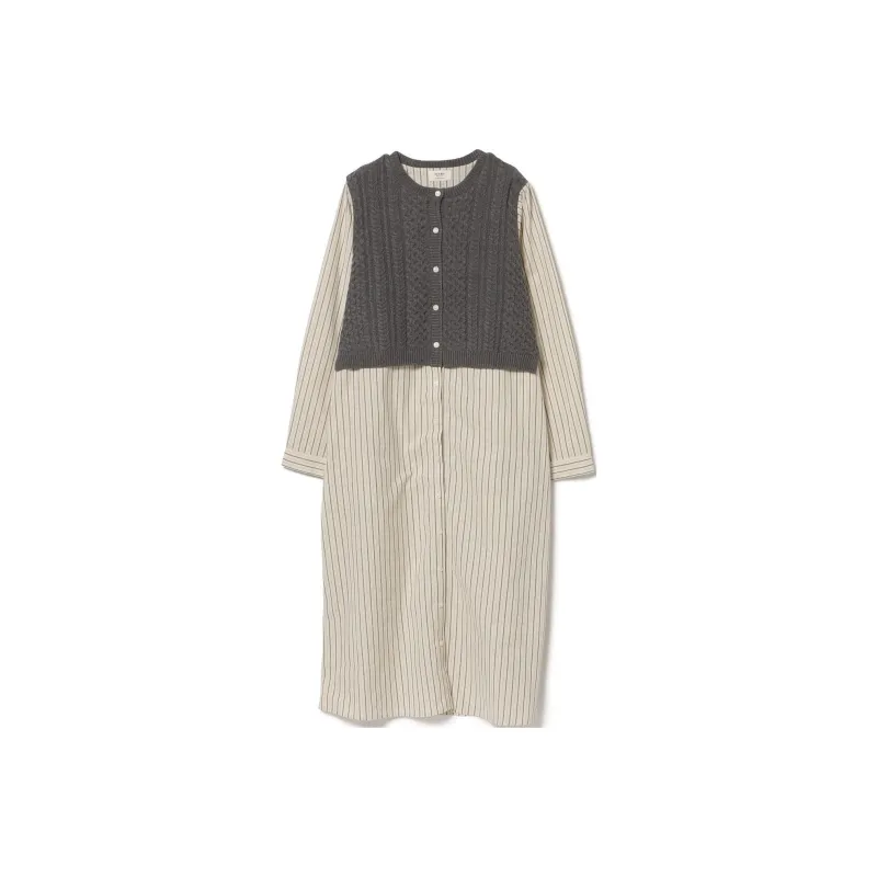 Beams Long Sleeved Dress Women's-0