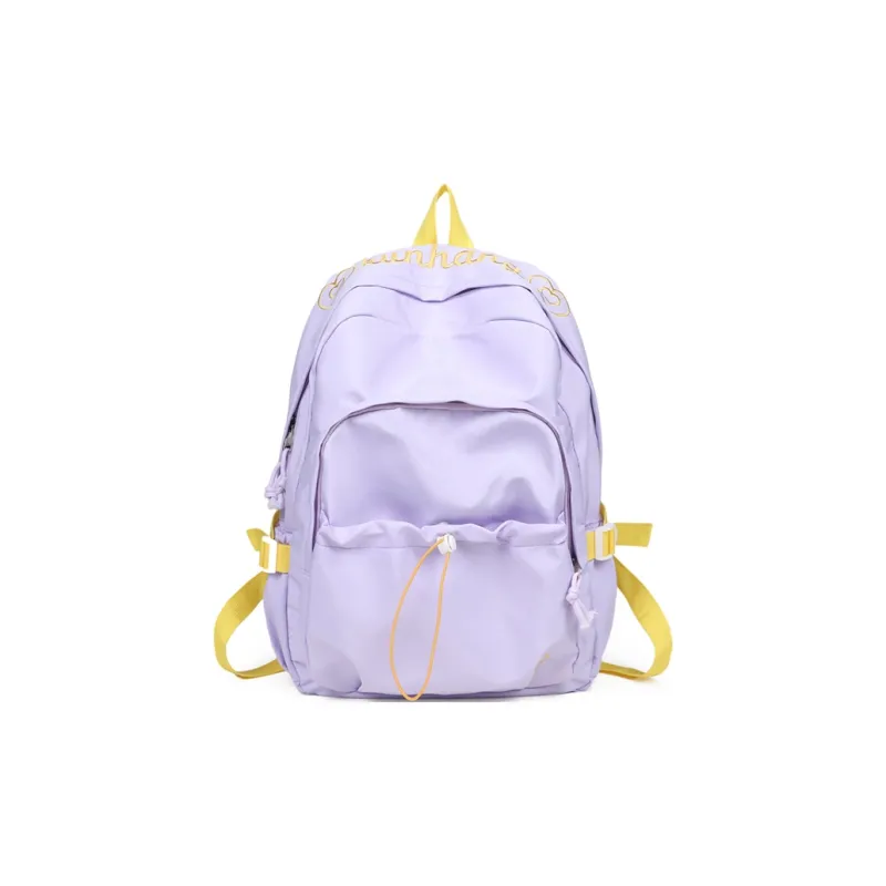 WICKBUEN Nylon Backpack Regular Unisex White/Black/Green/Purple/Pink-15