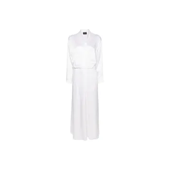 GIORGIO ARMANI Plunging V Neck Satin Gown