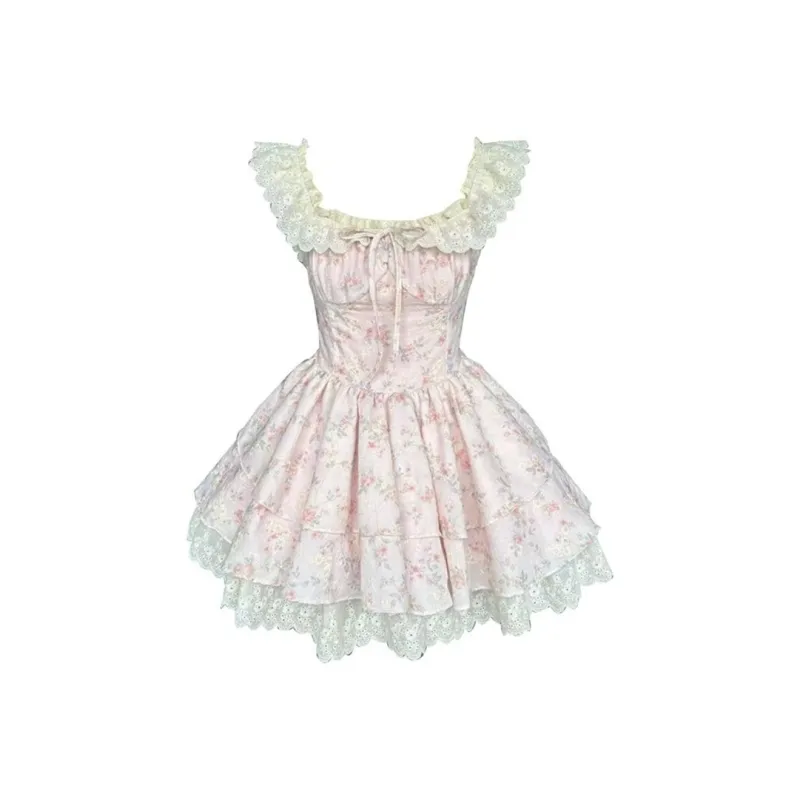 JOSR Short Sleeved Dress Women's Pink-0