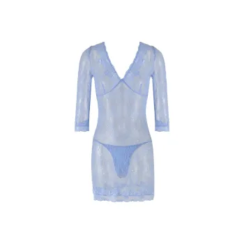 I.AM.GIA BIJOU MINI DRESS Long Sleeved Dresses Women's Blue