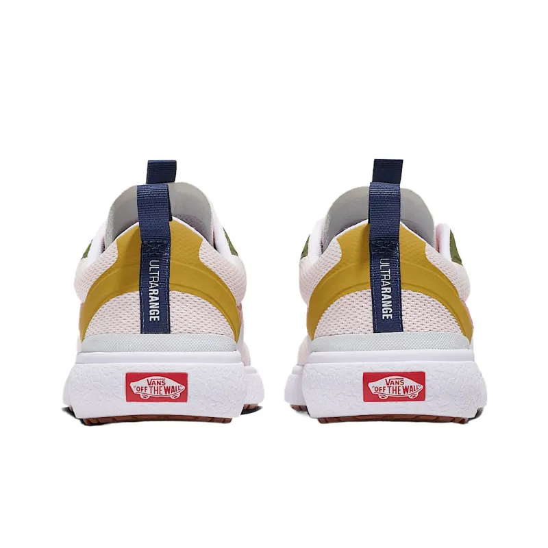 Vans Customs Low Top Casual Shoes Unisex White Yellow-3