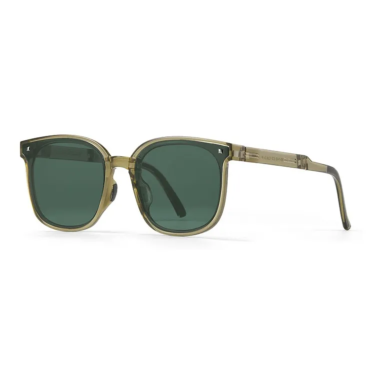 LASHION TR/Memory Plastic Square Sunglasses Unisex-7