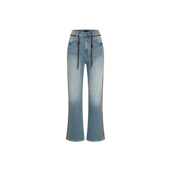 LIUREGALI Jeans Women's Navy Blue