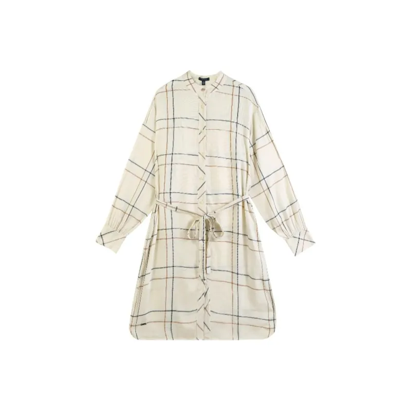 NAUTICA Long Sleeved Dress Women's White-0