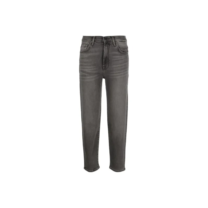 SEVEN FOR ALL MANKIND Mid-rise Cropped Skinny Jeans-0