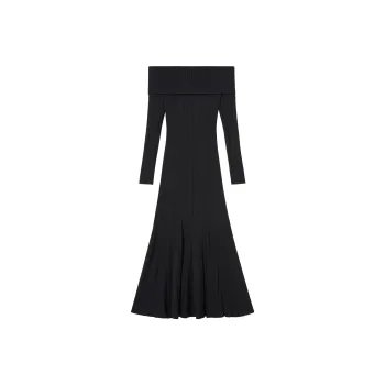 Self-portrait Long-Sleeved Dresses Women's Black