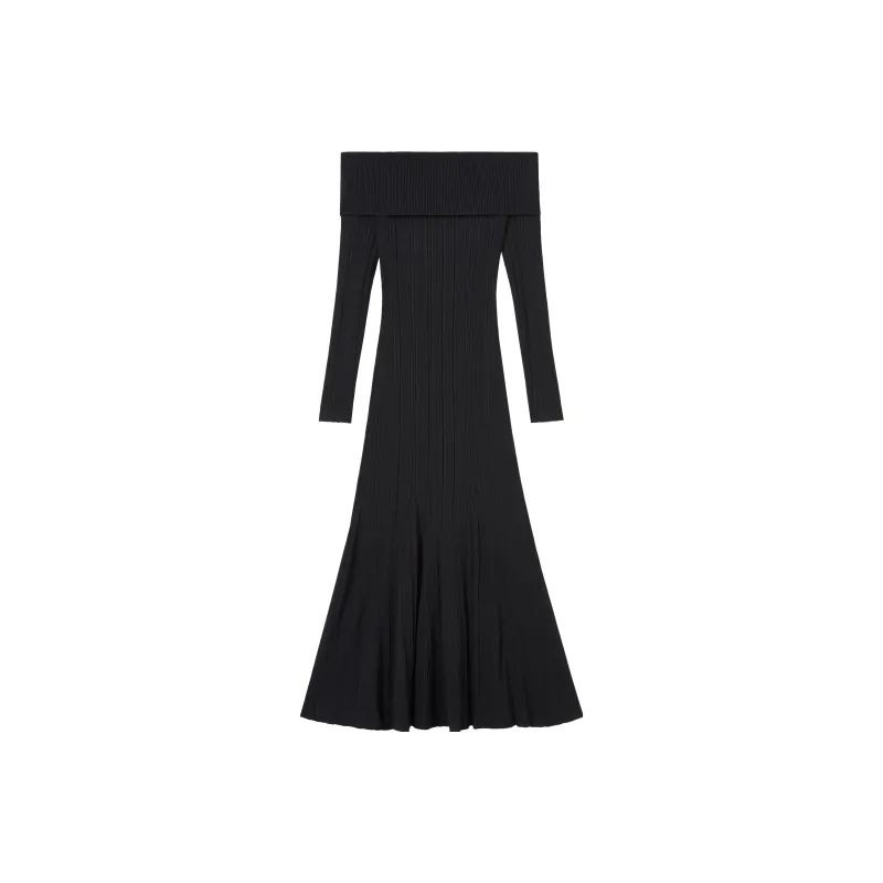 Self-portrait Long-Sleeved Dresses Women's Black-0