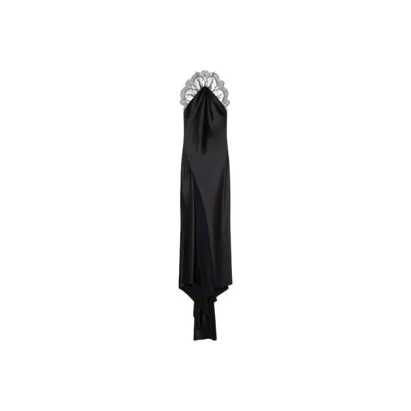 GIVENCHY SS24 Slip Dress Women's Black-0