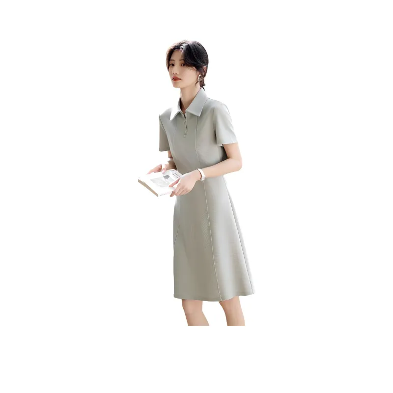 XWI Short Sleeved Dress Women's Light Green-0
