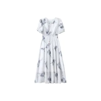 KEAB Short Sleeved Dress Women's Gray Heather