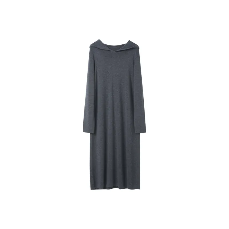 3COLOUR Long Sleeved Dress Women's Silent Gray-0
