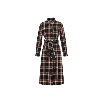 Hush Puppies Long Sleeved Dresses Women's Blue Camel
