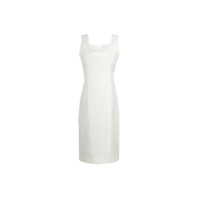 MISSSHINE Sleeveless Dresses Women's Beige Apricot-0